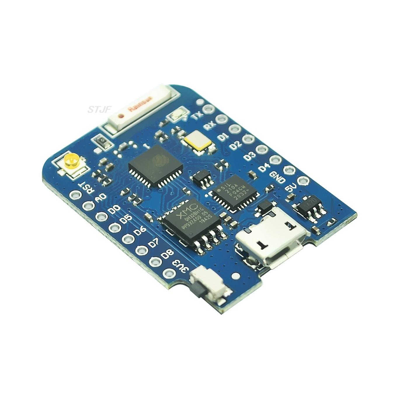 D1 Mini Pro - WEMOS D1 Mini Pro用、外部アンテナコネクタ、NodeMCUベースのESP8266 ESP-8266EX、CP2104、Wi-Fi開発ボード、Micro USB