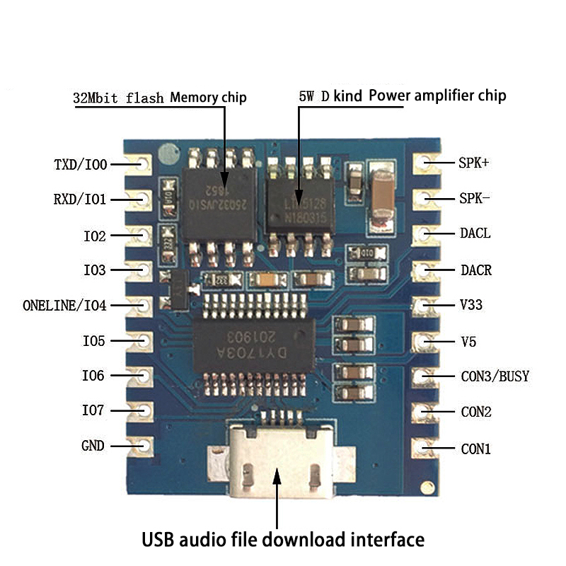 MP3 プレーヤー モジュール 音声モジュール 4MB 音声 - Devkitc のレビューと価格