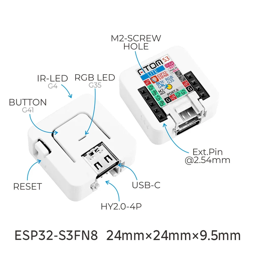 M5Stack AtomS3-Lite ESP32-S3 開 - M5Stack のレビューと価格