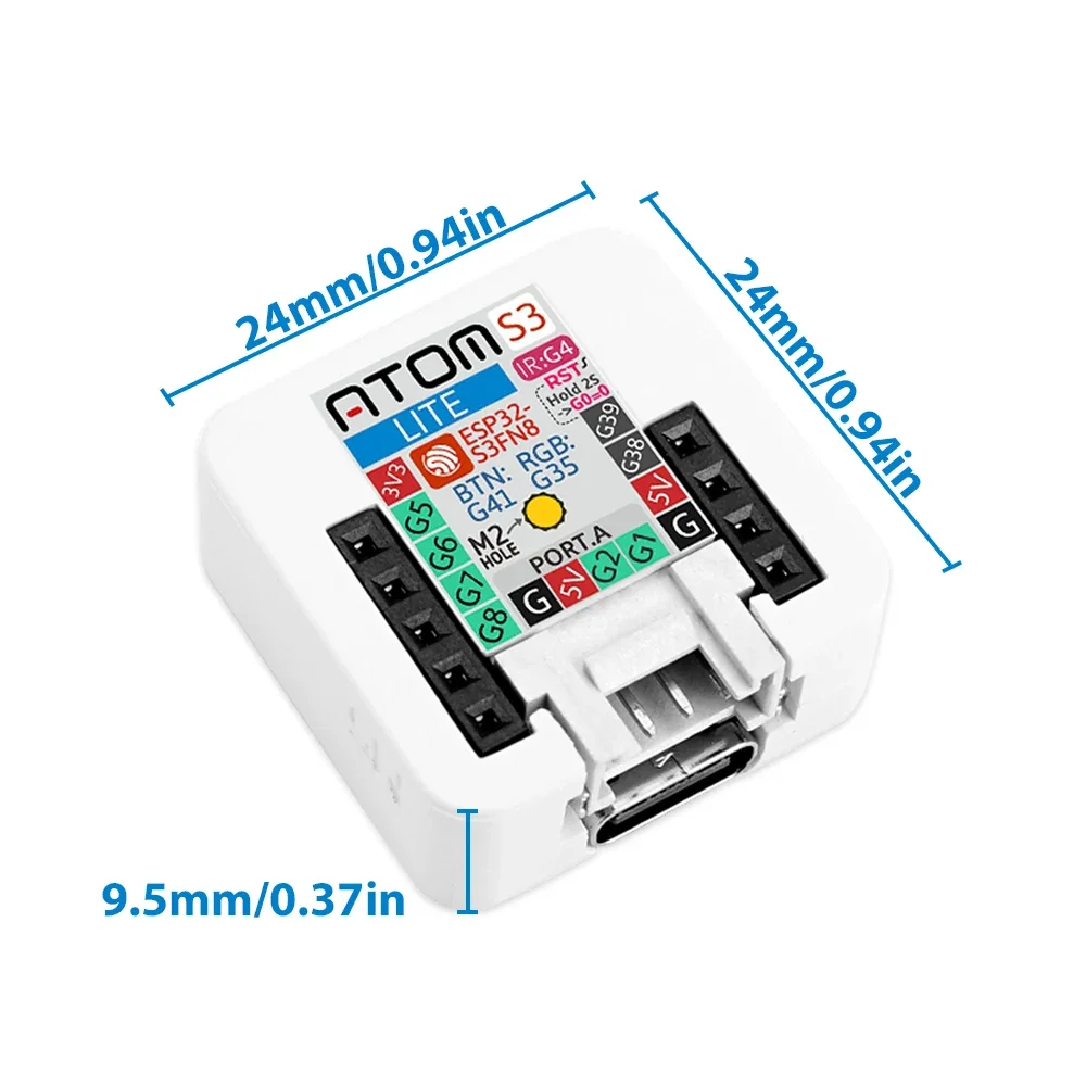 M5Stack AtomS3-Lite ESP32-S3 開 - M5Stack のレビューと価格
