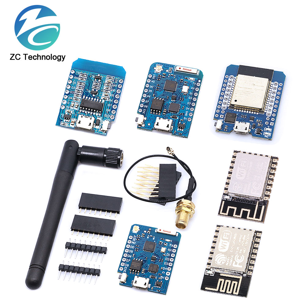 Wi-Fi,開発ボードp8266 ESP-12 esp32  - Wemos D1 Mini のレビューと価格