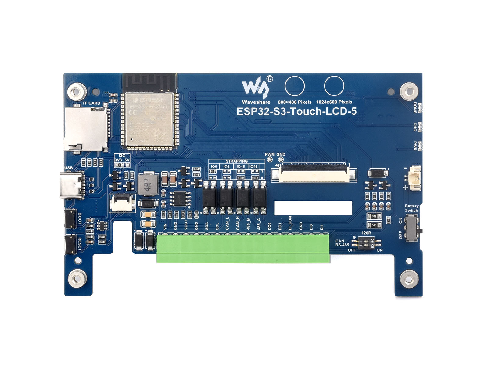 Waveshare ESP32-S3 5 インチ静電容量式タ - Doit Esp32 のレビューと価格