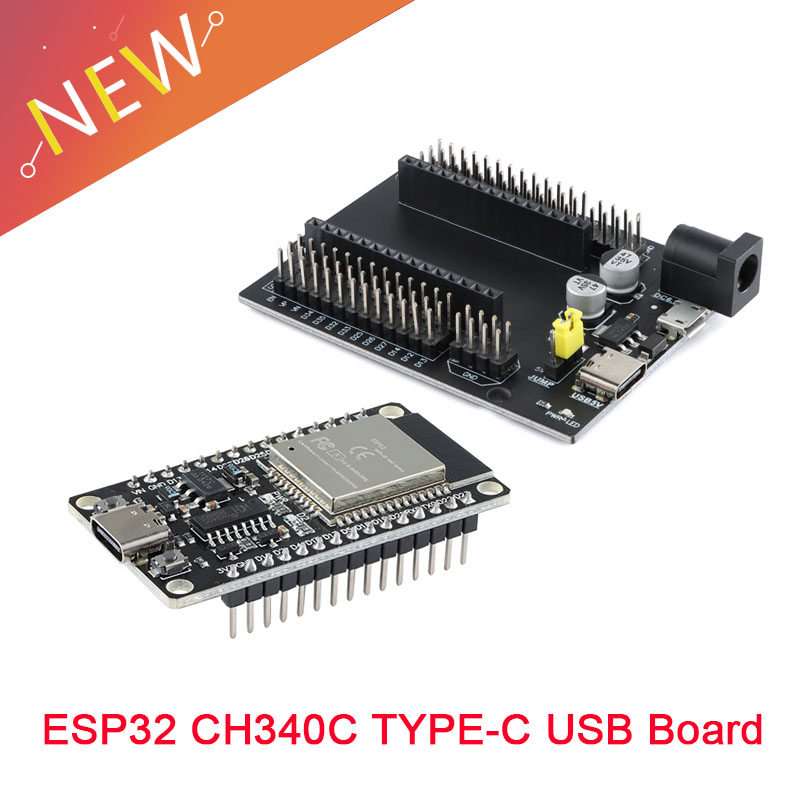 デュアルコア開発ボード,USB Type-C,ch340c, - Devkitc のレビューと価格