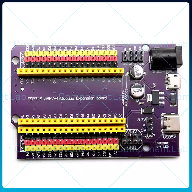 5-15 個 ESP32S3 38 ピン パープル拡張ボード - Nodemcu 32S のレビューと価格