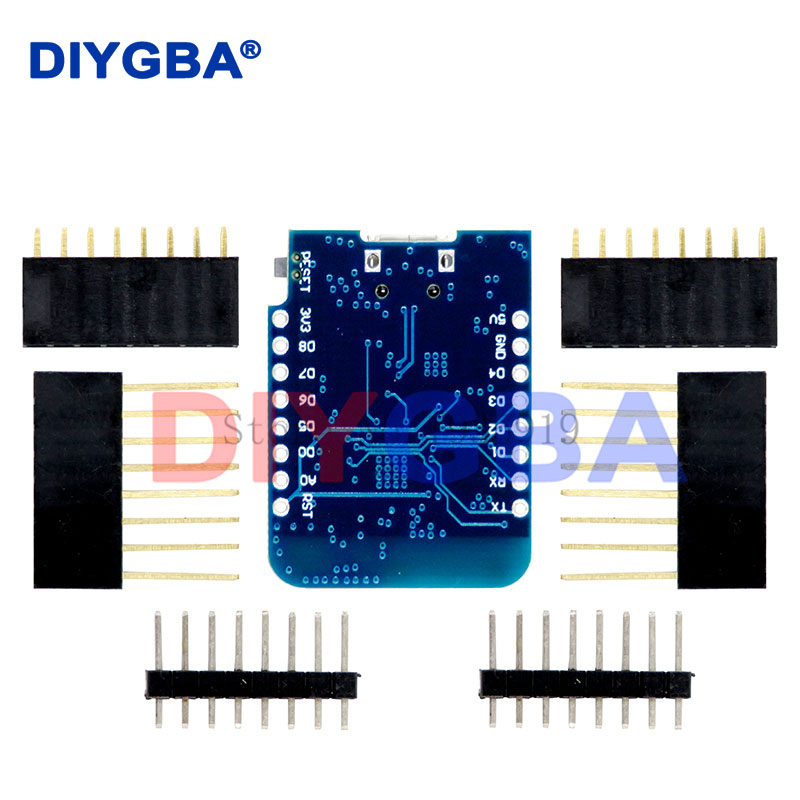 WEMOS D1 ミニプロ 4 メートル 16 メートルバイ - Nodemcuv2 のレビューと価格