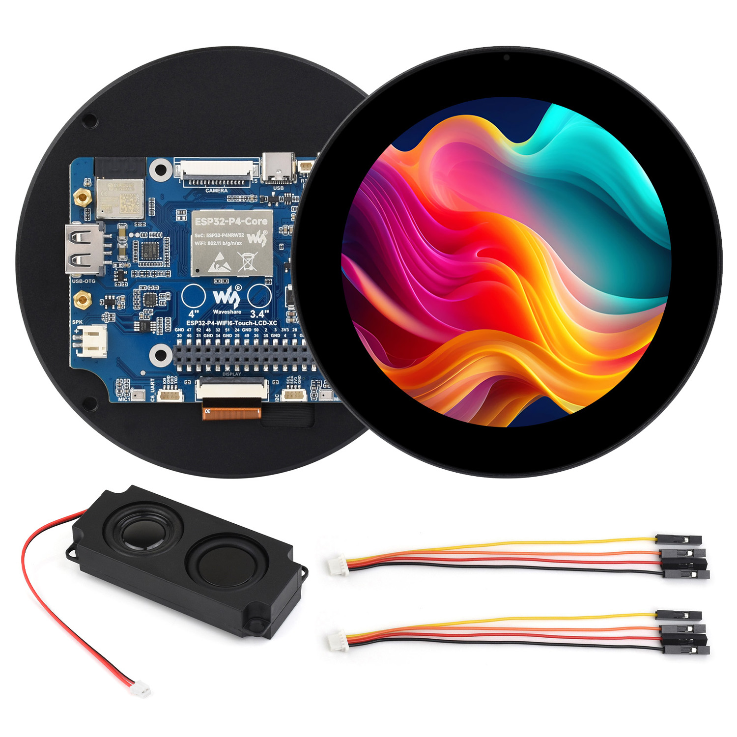 ESP32-P4 3.4/4 インチラウンドタッチディスプレ - Doit Esp32 のレビューと価格