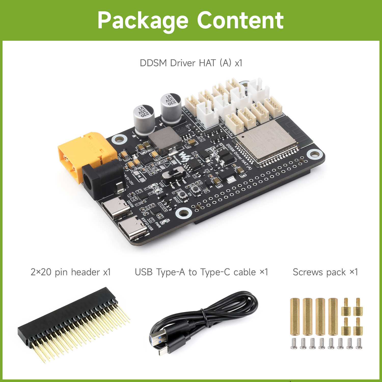 Waveshare ダイレクトドライブサーボモータードライバ - Doit Esp32 のレビューと価格