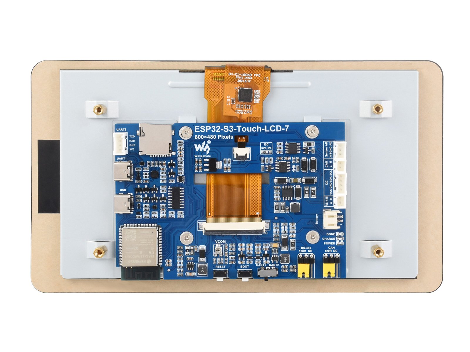 ESP32-S3 7 インチ静電容量式タッチ ディスプレイ開 - Waveshare Esp32 のレビューと価格